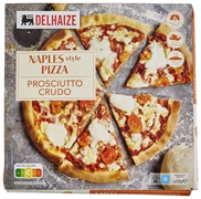 DELHAIZE NAPLES STYLE PIZZA PROSCIUTTO CRUDO DELHAIZE NAPLES STYLE PIZZA PROSCIUTTO CRUDO