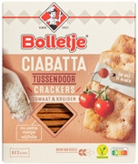 BOLLETJE CIABATTA CRACKERS TOMATES & FINES HERBES BOLLETJE CIABATTA CRACKERS TOMATES & FINES HERBES