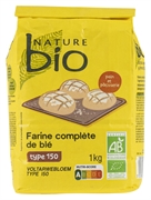 NATURE BIO (CORA) FARINE COMPLÈTE T150 NATURE BIO (CORA) FARINE COMPLÈTE T150
