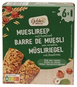 GOLDEN BRIDGE(ALDI) BARRE DE MUESLI AUX NOISETTES