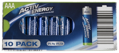 ACTIV ENERGY (ALDI) PILES AAA
