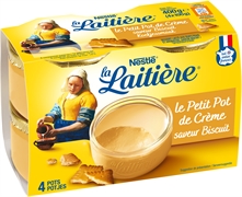 LA LAITIÈRE (NESTLÉ) LE PETIT POT DE CRÈME - SAVEUR BISCUIT