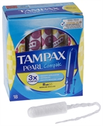TAMPAX PEARL COMPAK RÉGULIER AVEC APPLICATEUR