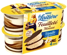 LA LAITIÈRE (NESTLÉ) FEUILLETÉ DE MOUSSE VANILLE DE MADAGASCAR