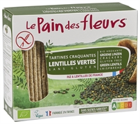 LE PAIN DES FLEURS TARTINES CRAQUANTES LENTILLES VERTES