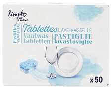 SIMPL CHOICE (CARREFOUR) TABLETTES LAVE-VAISSELLE