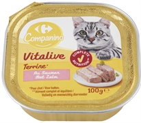 COMPANINO (CARREFOUR) VITALIVE TERRINE AU SAUMON