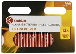 KRUIDVAT PILES ALCALINE AAA