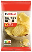 DELHAIZE RIBBLE CHIPS NATUREL