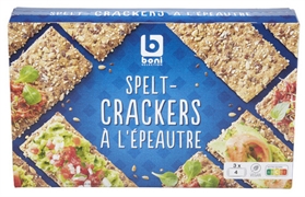 BONI SELECTION (COLRUYT) CRACKERS À L'ÉPEAUTRE