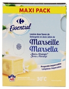 CARREFOUR ESSENTIAL LESSIVE DOSE SAVON DE MARSEILLE