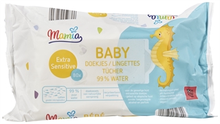 MAMIA (ALDI) LINGETTES 99% WATER
