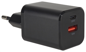 BLUEBUILT CHARGEUR RAPIDE AVEC  2 PORTS USB 38W