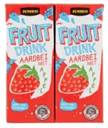 JUMBO FRUITDRINK AARDBEI MET APPEL