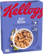 KELLOGG'S FLOCONS DE BLE COMPLET AVEC RAISINS SECS, SULTANINES, COCO, BANANE, POMME ET NOISETTES, ENRICHIS EN VITAMINES ET FER