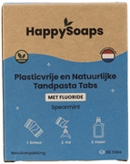 HAPPYSOAPS NAVULVERPAKKING TANDPASTA TABS MET FLUORIDE