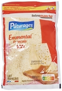 PÂTURAGES (INTERMARCHÉ) EMMENTAL FRANÇAIS RÂPÉ