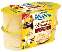 LA LAITIÈRE (NESTLÉ) SECRET DE MOUSSE VANILLE COULIS DE CARAMEL