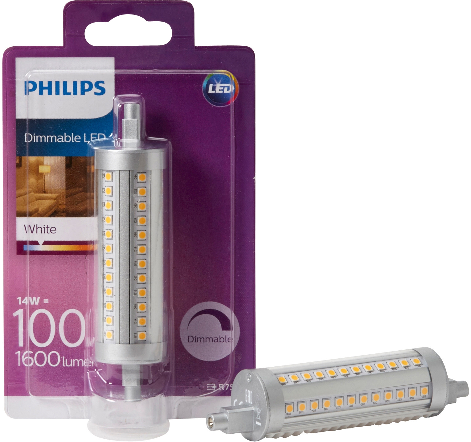PHILIPS AMPOULE LED PHILIPS ‘R7S’ 14W test complet, prix, spécifications